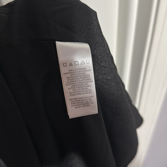 Dress the Population Deep V-Back Side Slit Iris Maxi Dress Black Size XXL - Picture 12 of 12